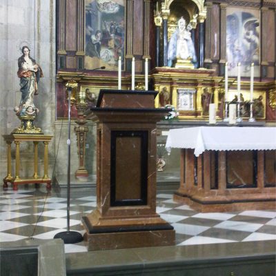 Restauración en mármol de iglesias y monumentos